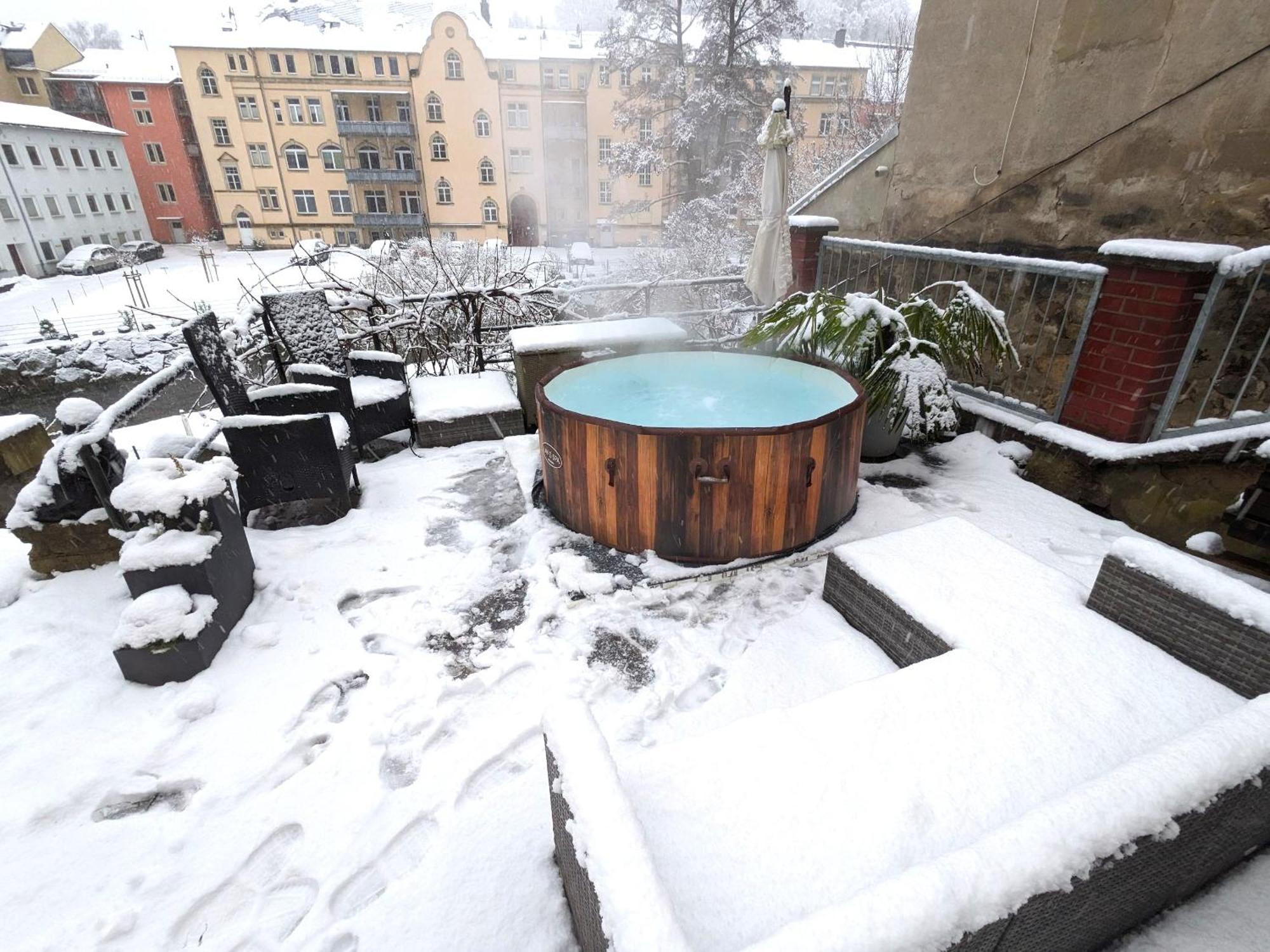 세브니츠 Uo2 - Urlaubsmagie - Garten, Whirlpool, Sauna 아파트 외부 사진