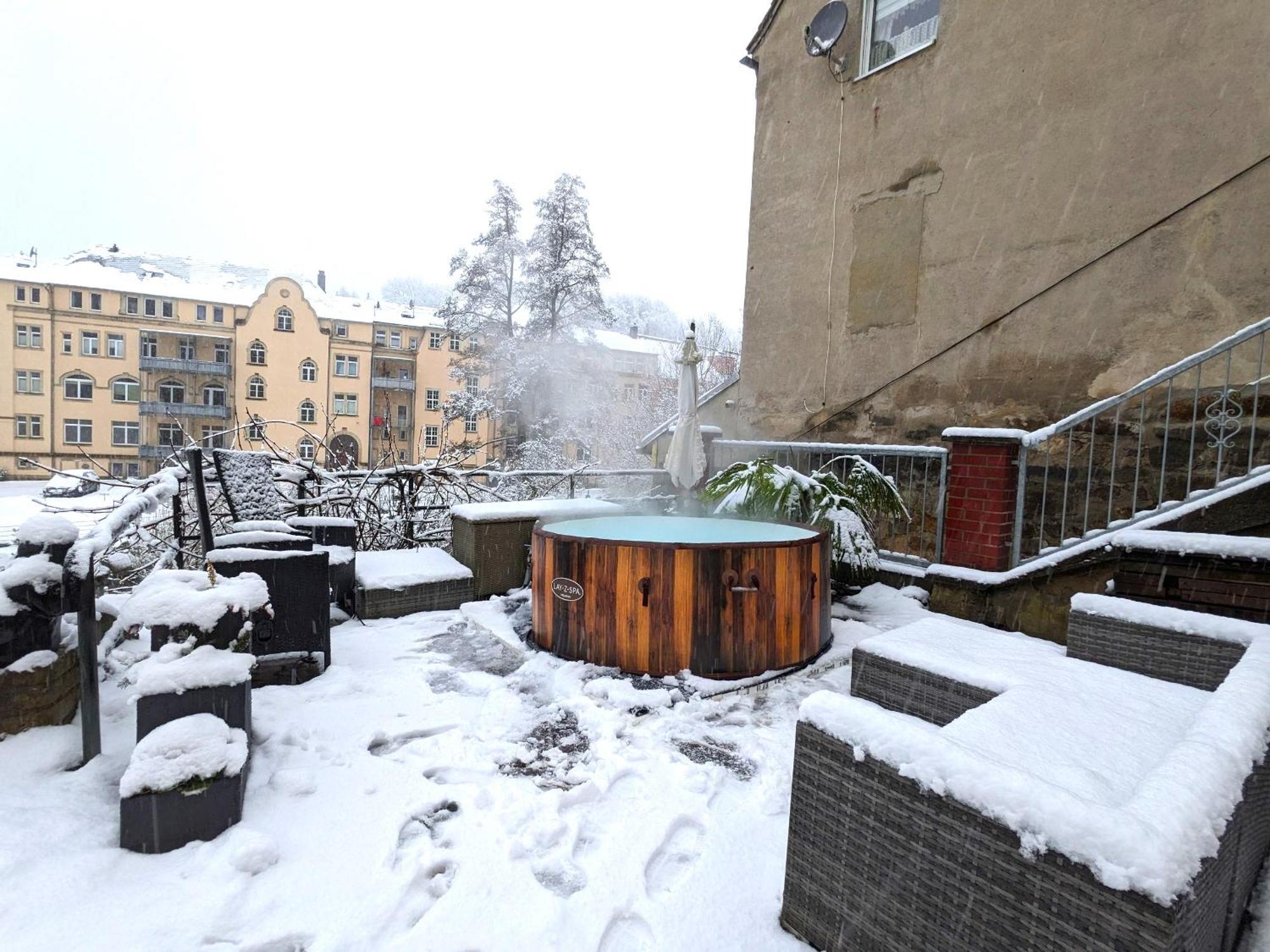 세브니츠 Uo2 - Urlaubsmagie - Garten, Whirlpool, Sauna 아파트 외부 사진